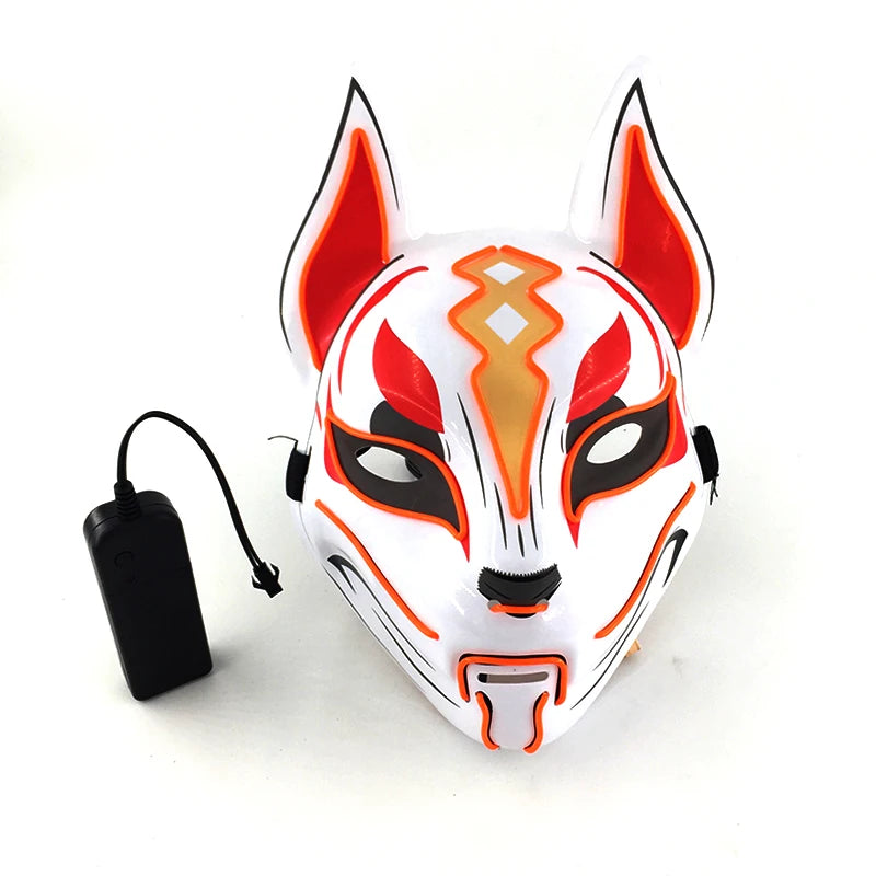 LED Fox Mask Halloween