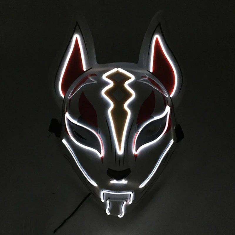LED Fox Mask Halloween