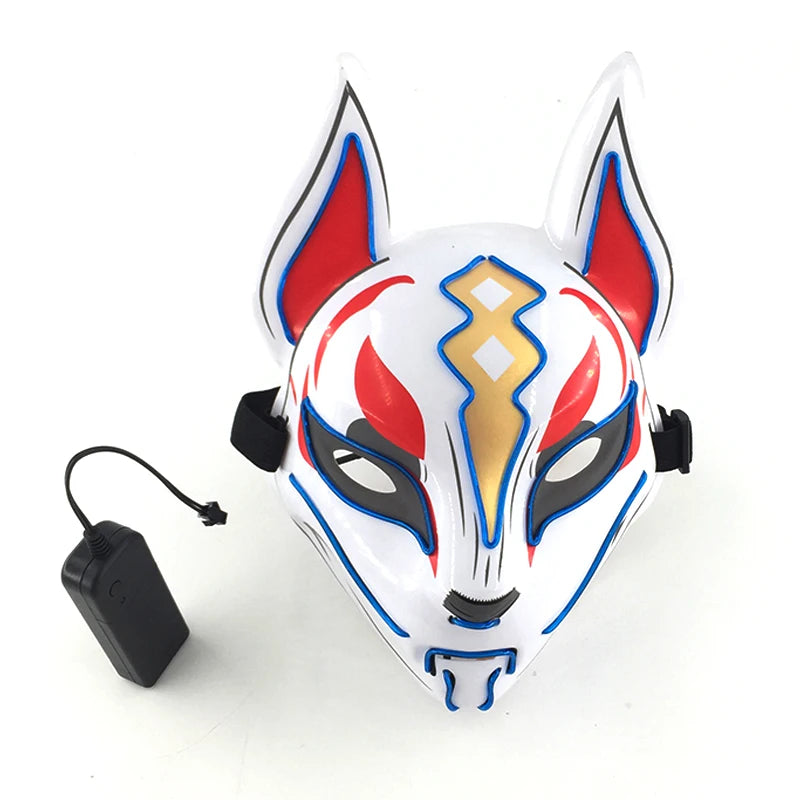 LED Fox Mask Halloween