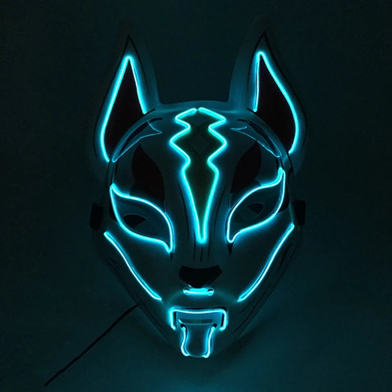 LED Fox Mask Halloween