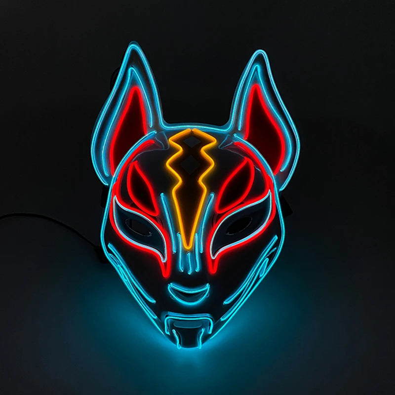 LED Fox Mask Halloween