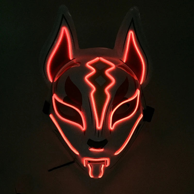 LED Fox Mask Halloween