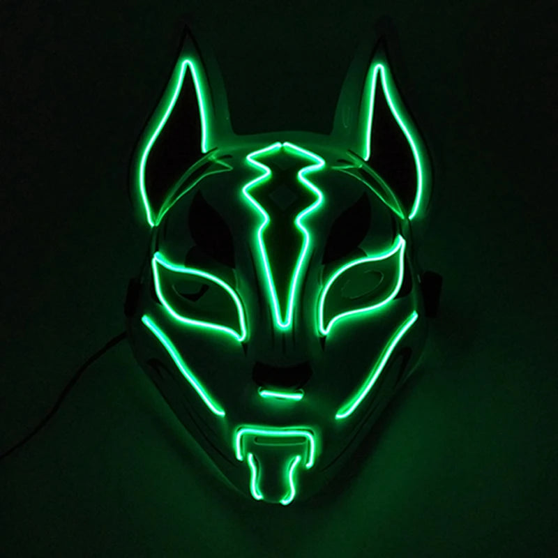 LED Fox Mask Halloween