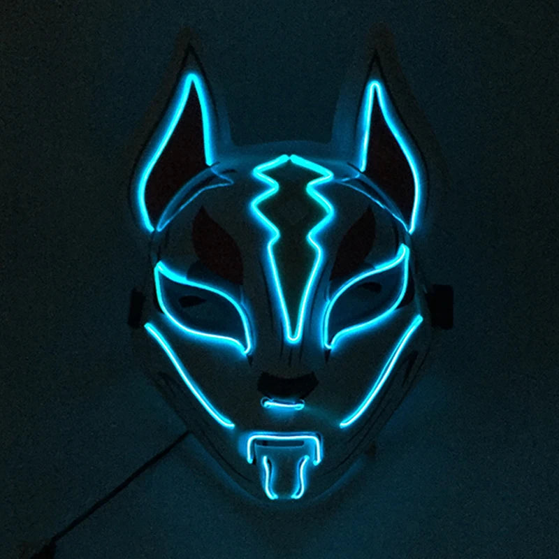 LED Fox Mask Halloween