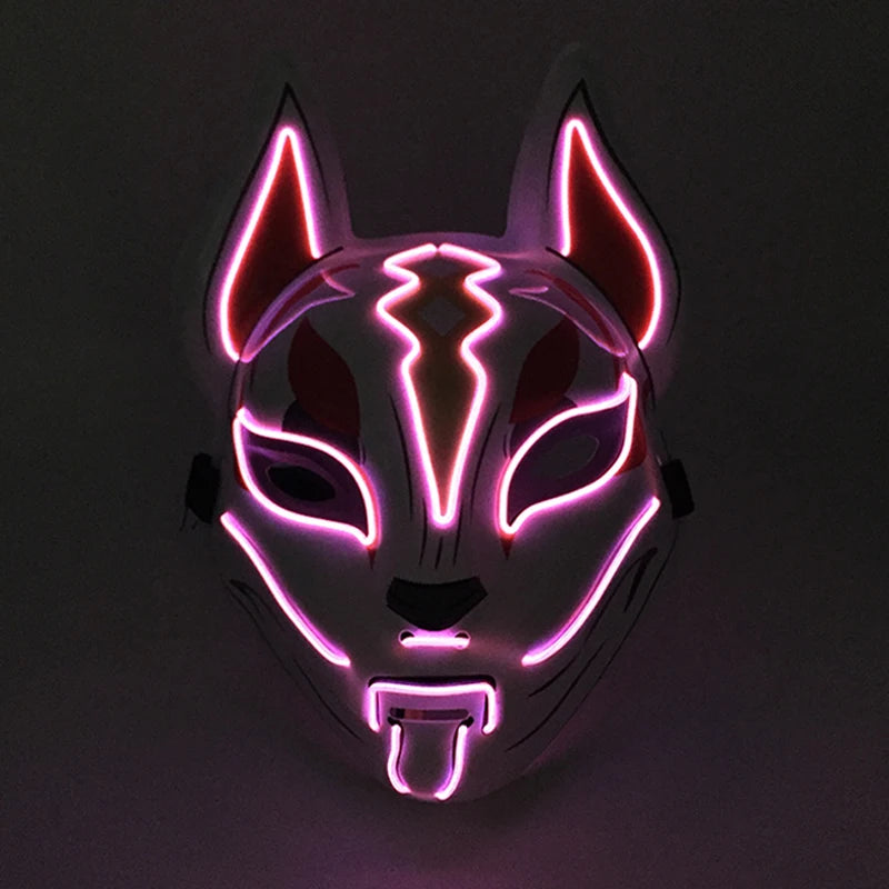 LED Fox Mask Halloween
