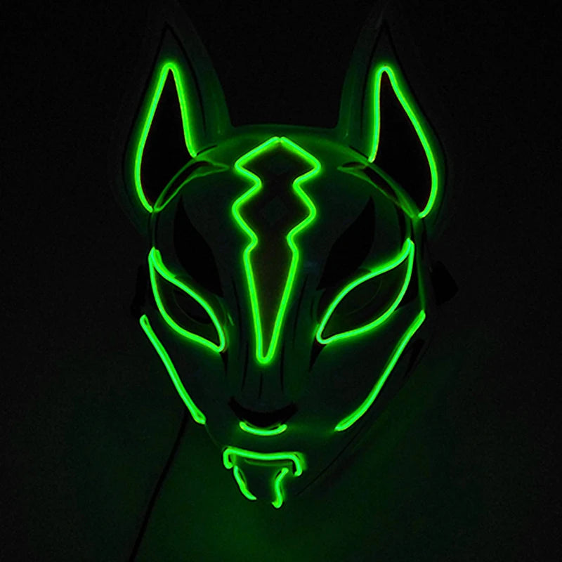 LED Fox Mask Halloween