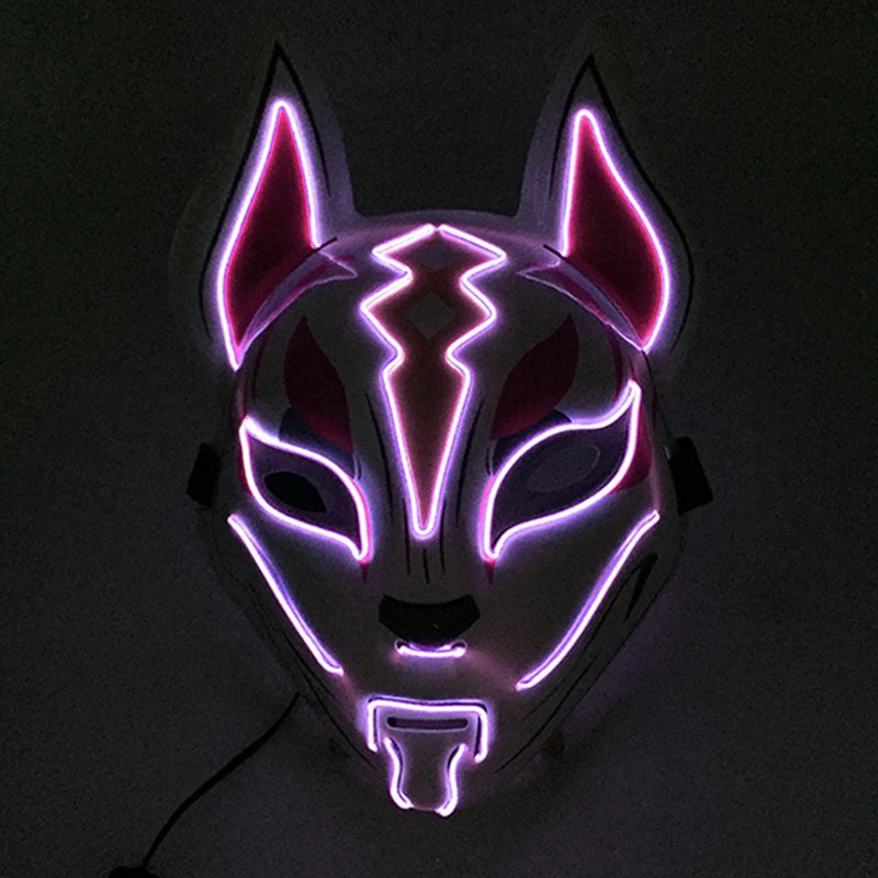LED Fox Mask Halloween