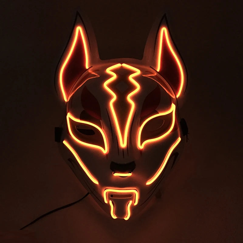 LED Fox Mask Halloween