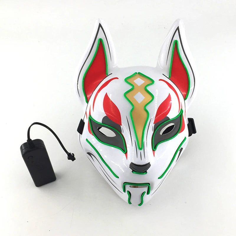 LED Fox Mask Halloween
