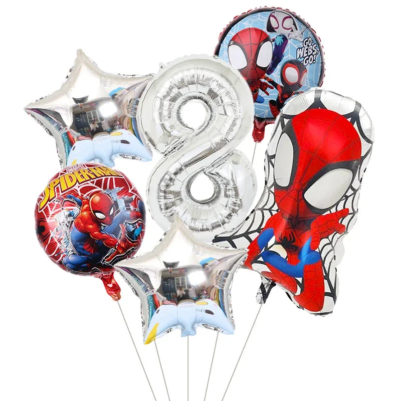 Spiderman Verjaardags Ballonen