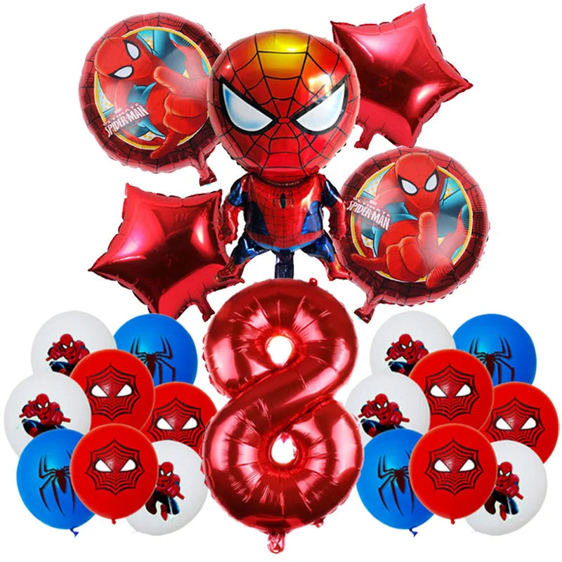 Spiderman verjaardags decoratie