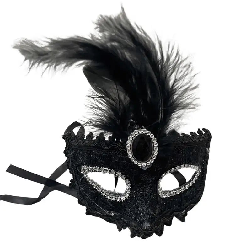 Luxe Masquerade Masker met Pauwenveren