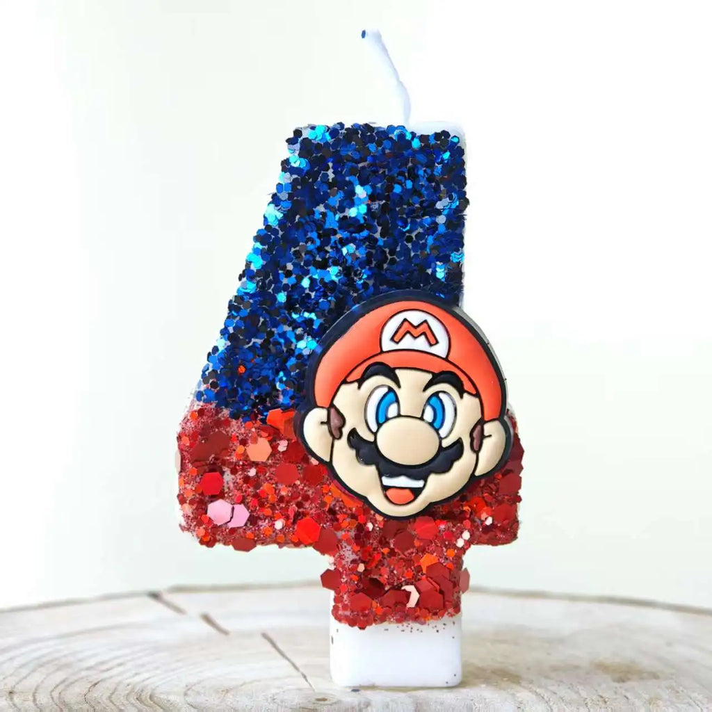 Mario & Luigi verjaardags kaarsen