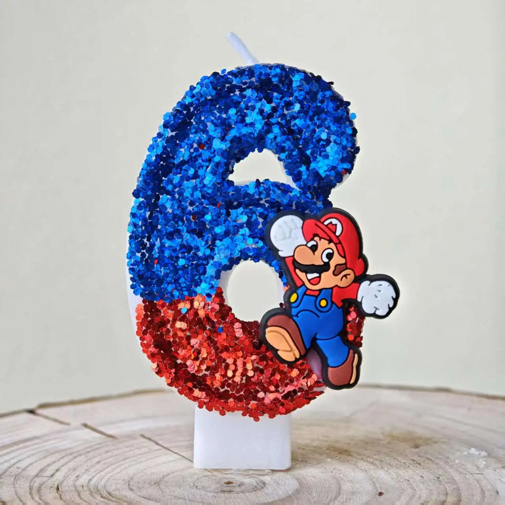 Mario & Luigi verjaardags kaarsen