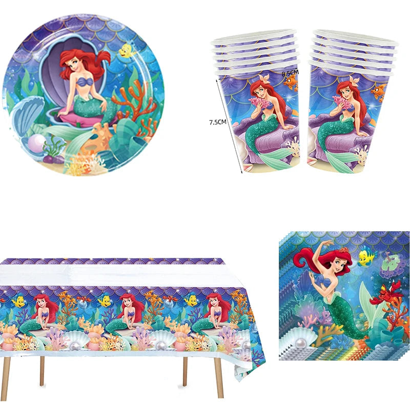 The Little Mermaid Verjaardags Sets