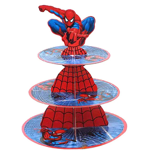 Spiderman Feestset met servies,ballonnen en decoratie