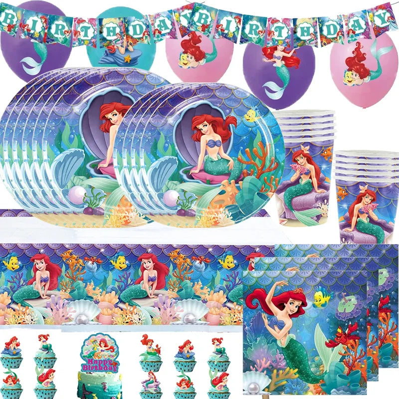 The Little Mermaid Verjaardags Sets