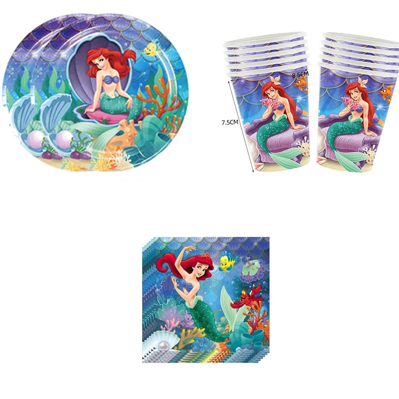 The Little Mermaid Verjaardags Sets