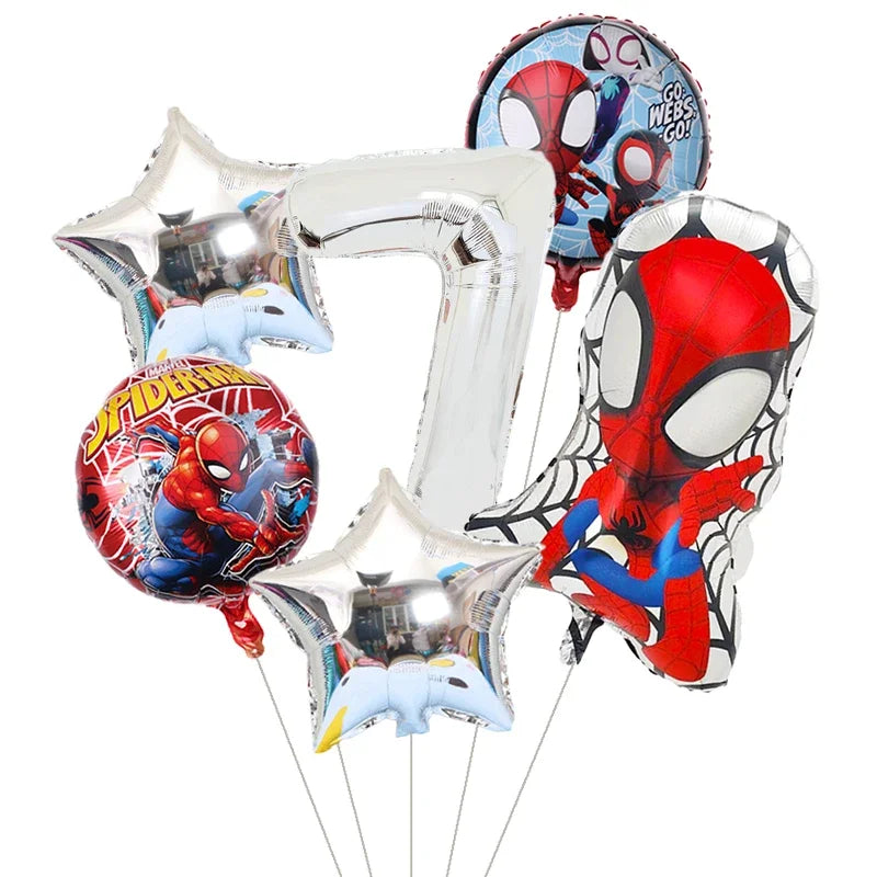 Spiderman Verjaardags Ballonen