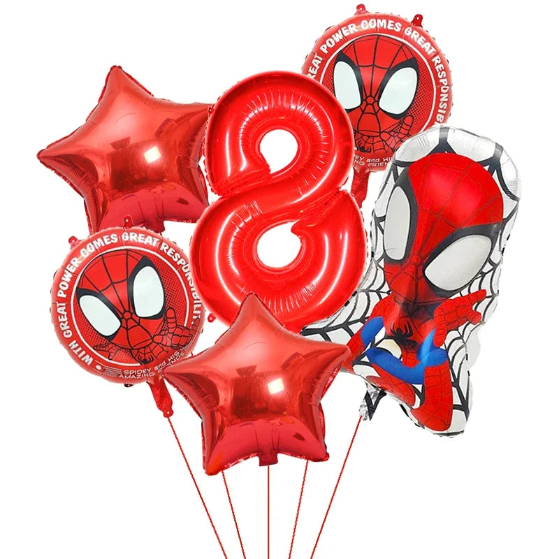 Spiderman Verjaardags Ballonen