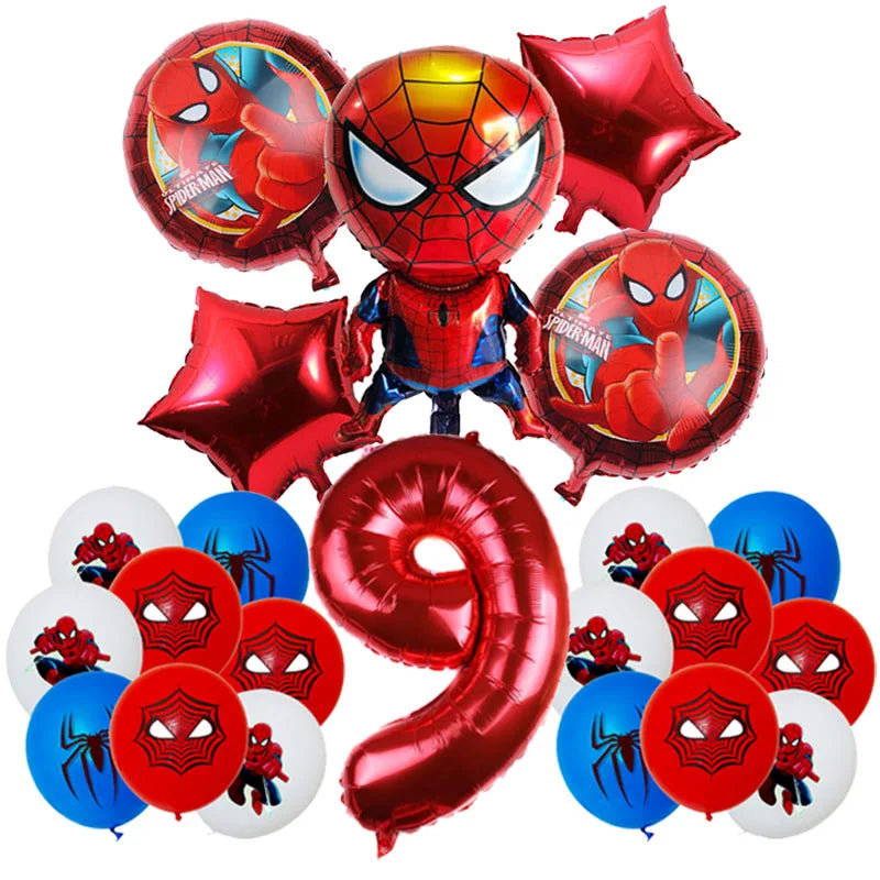 Spiderman verjaardags decoratie
