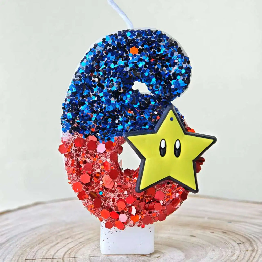 Mario & Luigi verjaardags kaarsen