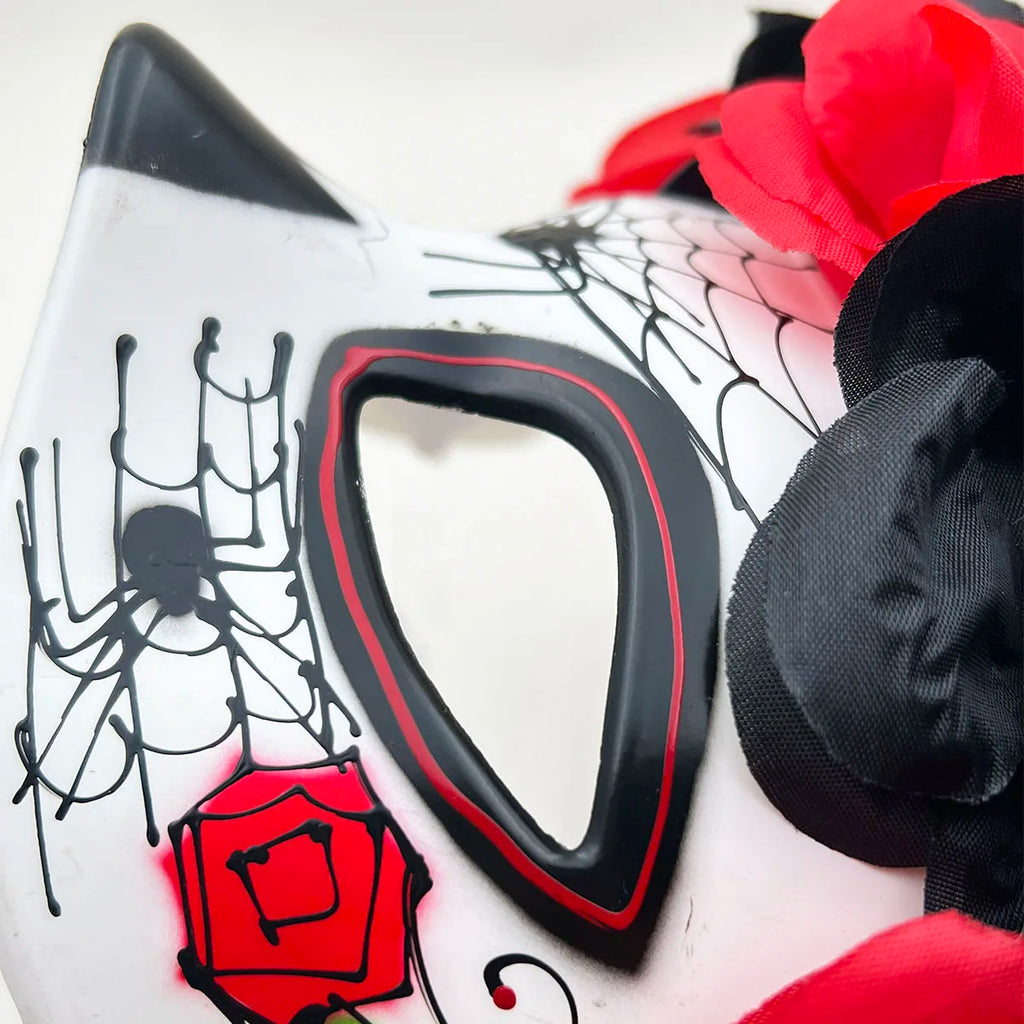 Dames Masquerade gezichtsmasker met bloemen