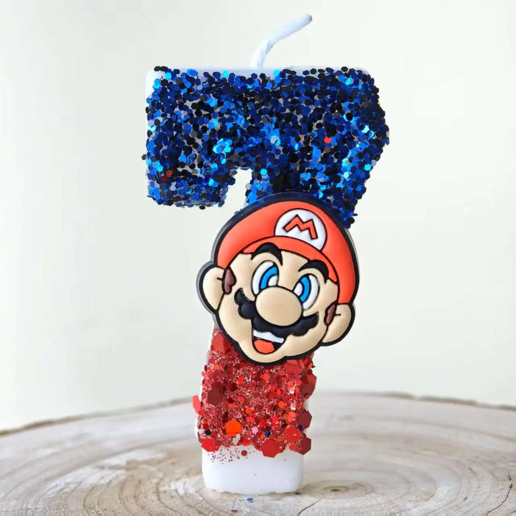 Mario & Luigi verjaardags kaarsen