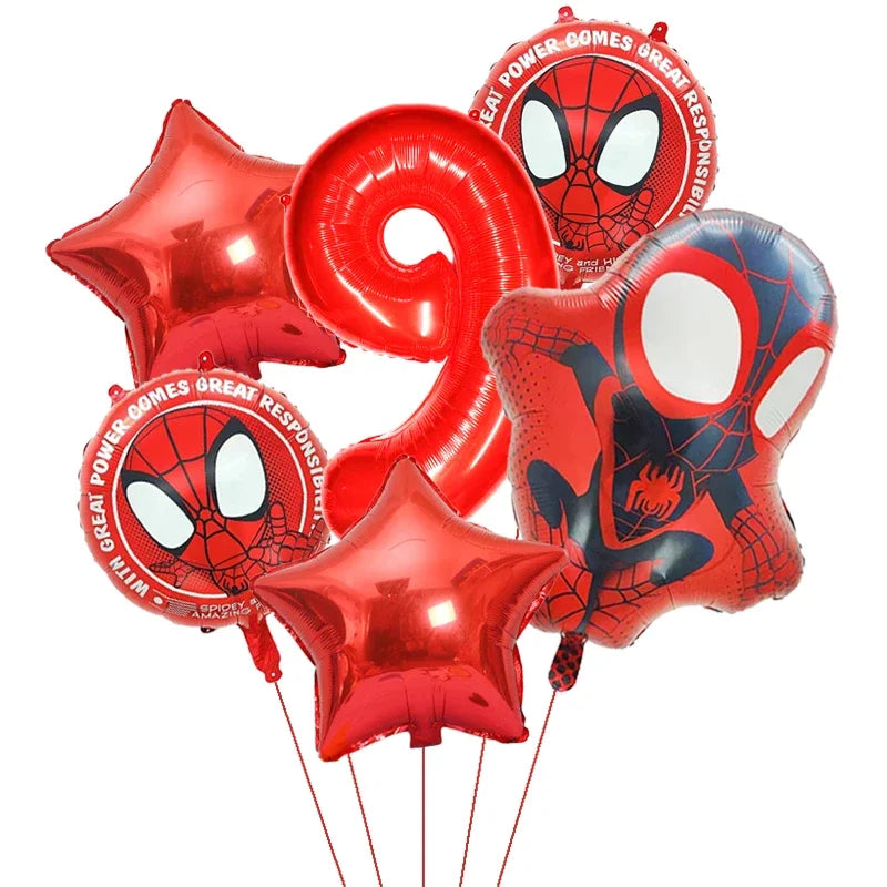 Spiderman Verjaardags Ballonen
