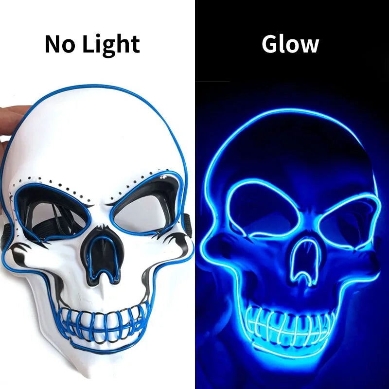 Halloween Led Horror schedel masker