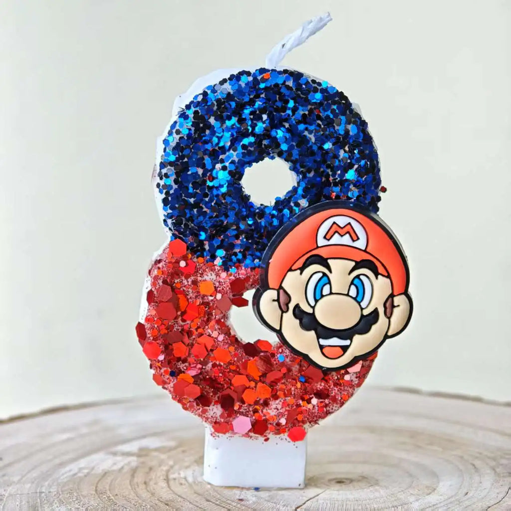 Mario & Luigi verjaardags kaarsen