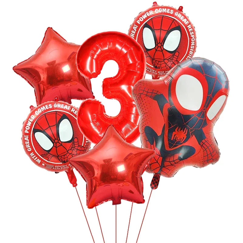 Spiderman Verjaardags Ballonen