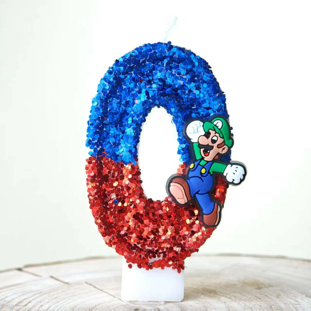 Mario & Luigi verjaardags kaarsen