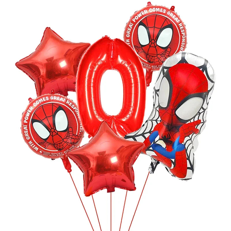 Spiderman Verjaardags Ballonen