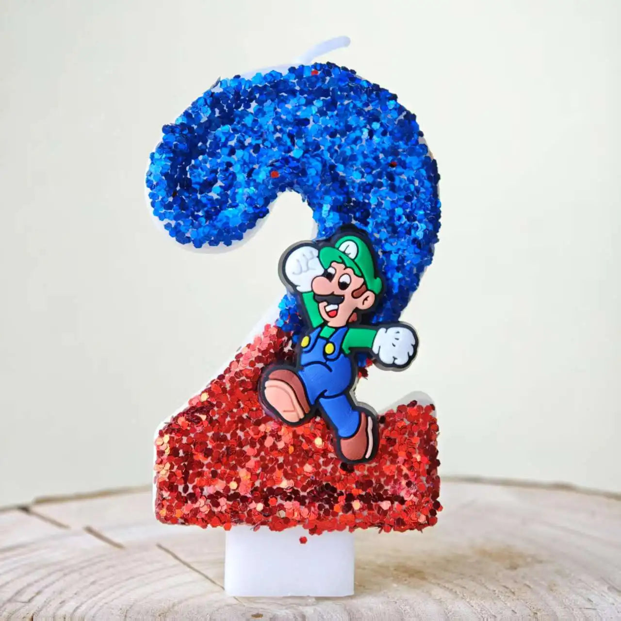 Mario & Luigi verjaardags kaarsen