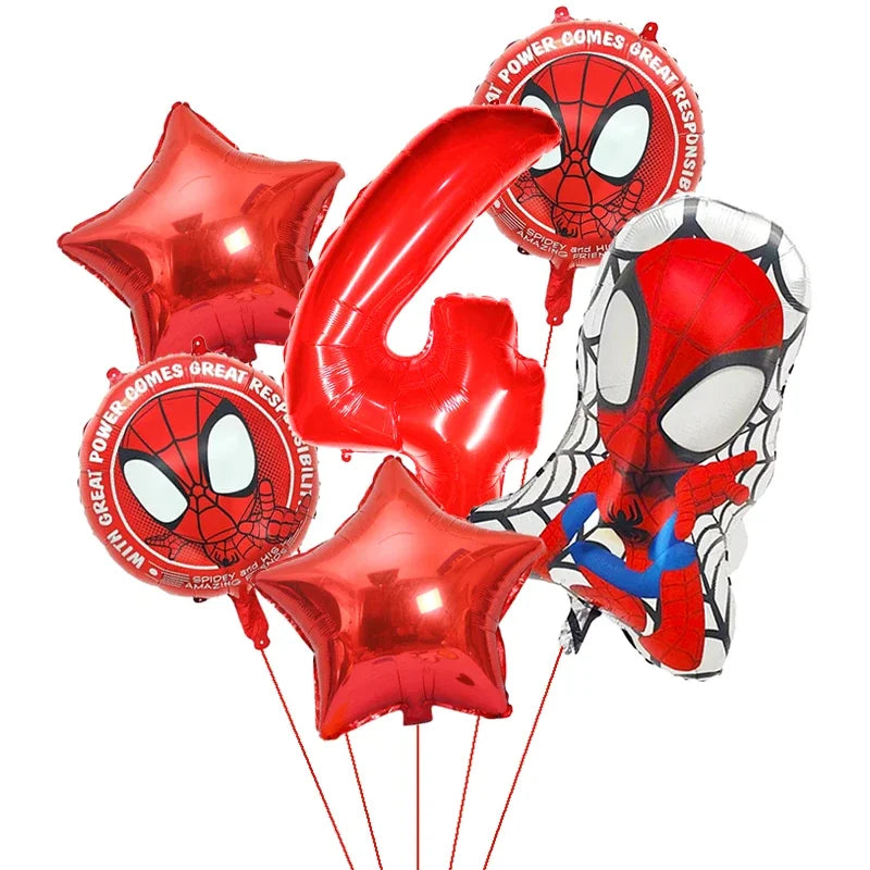 Spiderman Verjaardags Ballonen