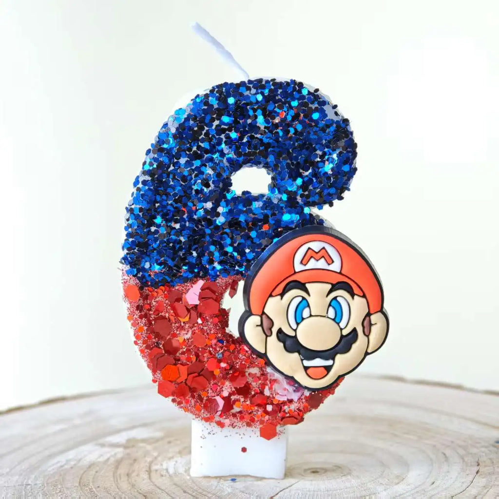 Mario & Luigi verjaardags kaarsen