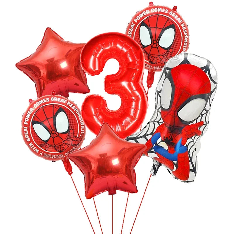 Spiderman Verjaardags Ballonen