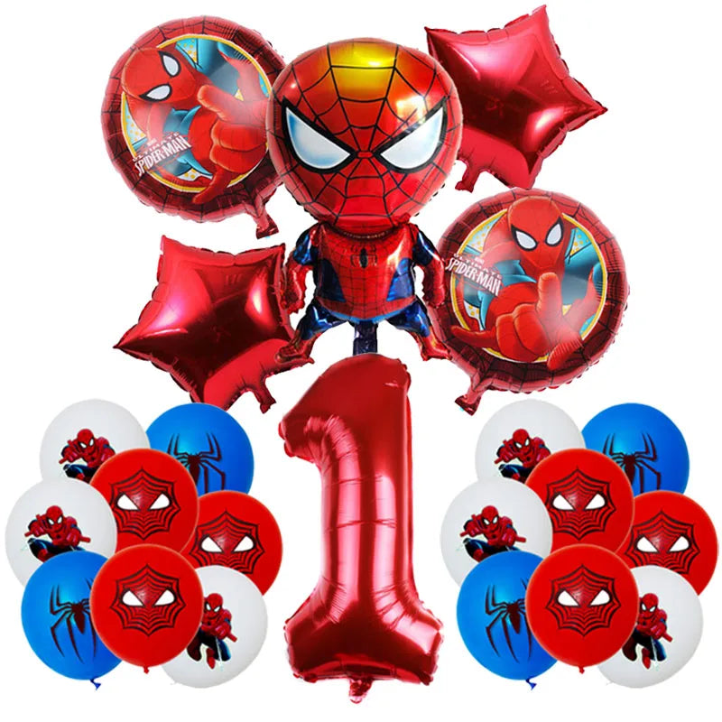 Spiderman verjaardags decoratie