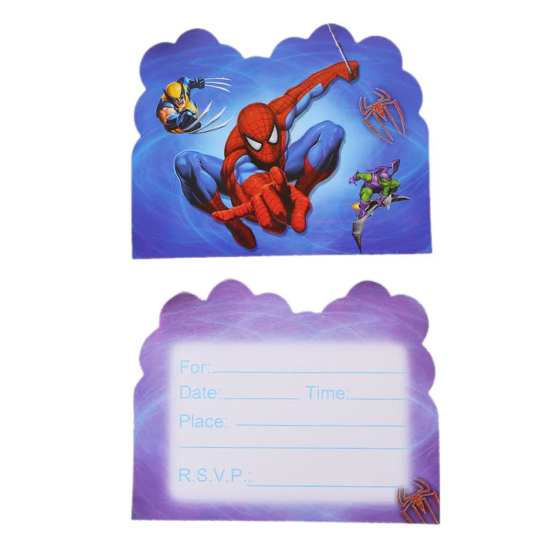Spiderman verjaardags decoratie