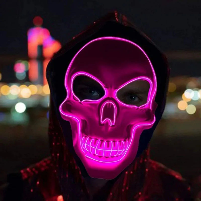 Halloween Led Horror schedel masker