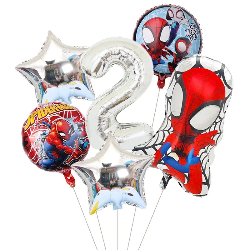 Spiderman Verjaardags Ballonen
