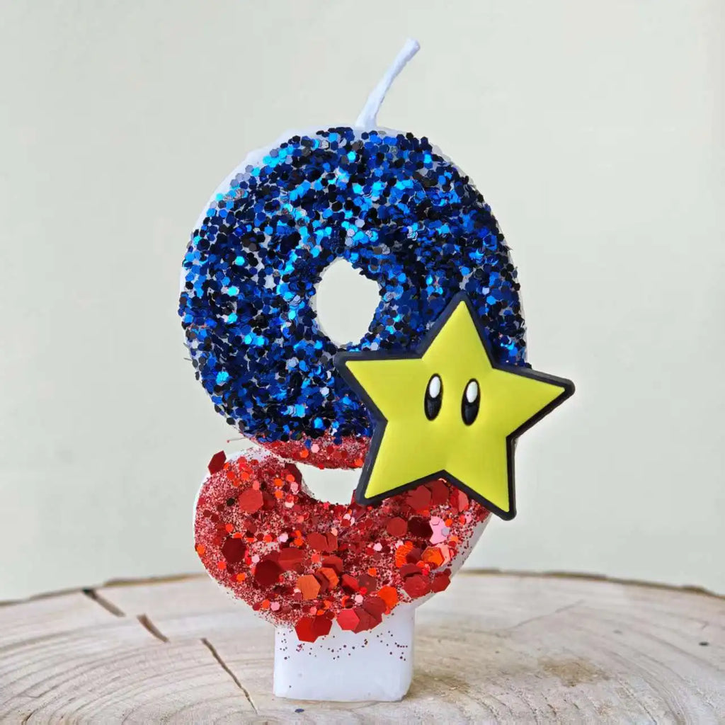 Mario & Luigi verjaardags kaarsen