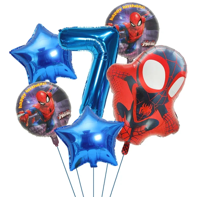 Spiderman Verjaardags Ballonen