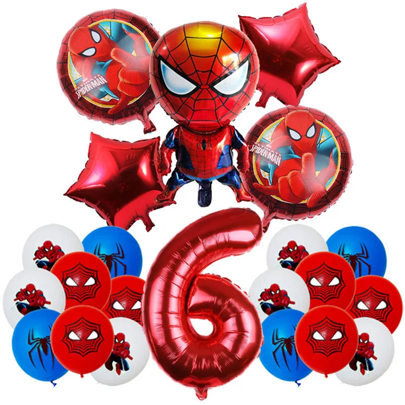 Spiderman verjaardags decoratie