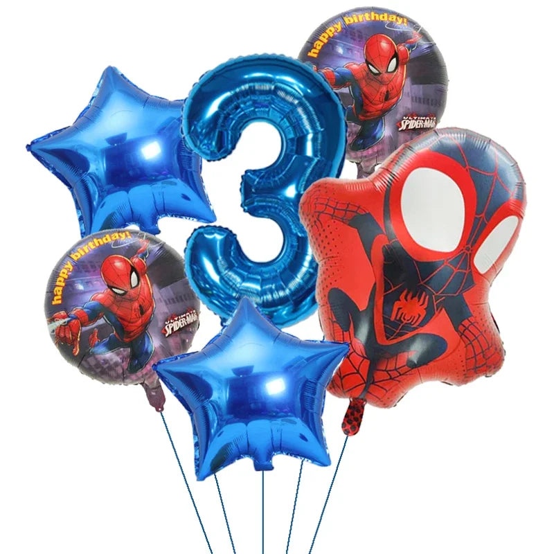 Spiderman Verjaardags Ballonen