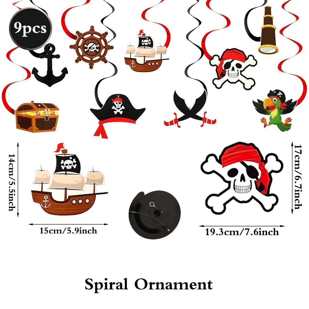 Piraten verkleed set voor kinderfeestje