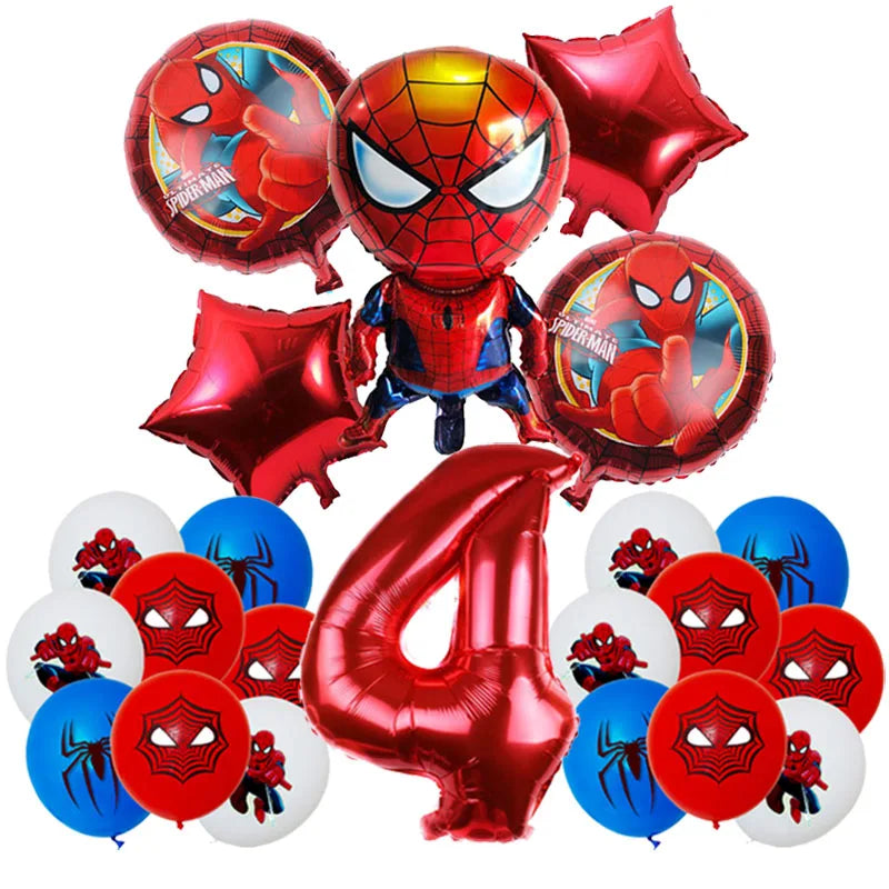 Spiderman verjaardags decoratie
