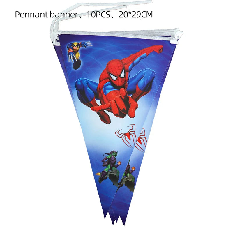 Spiderman verjaardags decoratie