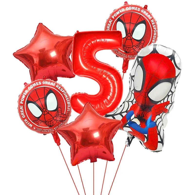Spiderman Verjaardags Ballonen